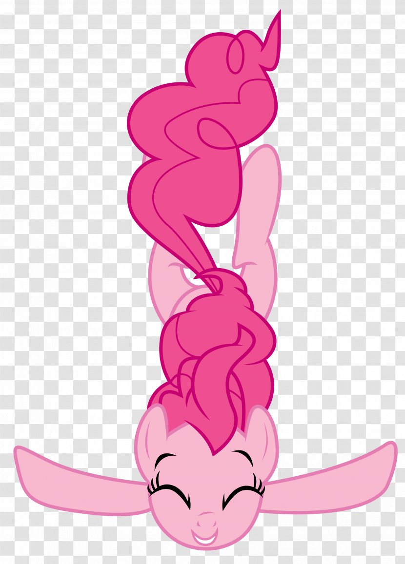 Pinkie Pie Applejack Sticker Pony Horse - Tree - Falling Down Transparent PNG