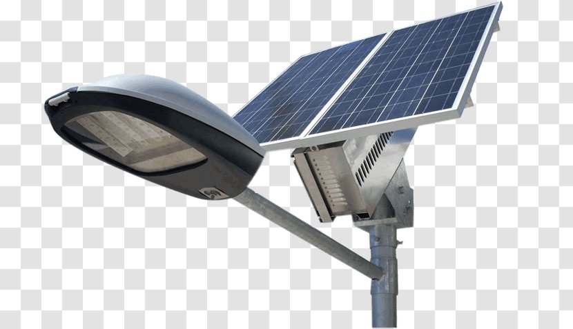 Solar Street Light Lamp LED - Power - Fixture Transparent PNG
