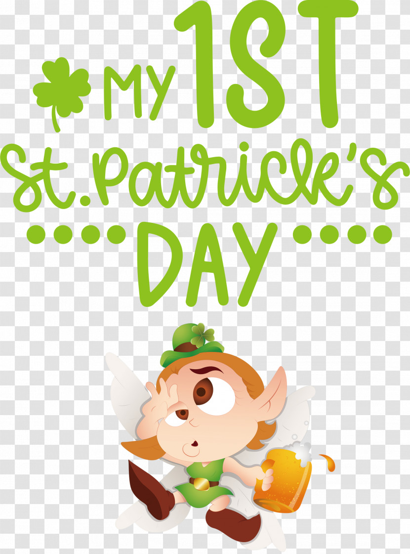 My 1st Patricks Day Saint Patrick Transparent PNG