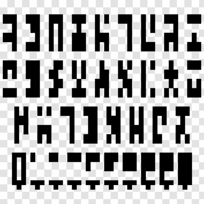 Line Angle Alphabet White Font Transparent PNG