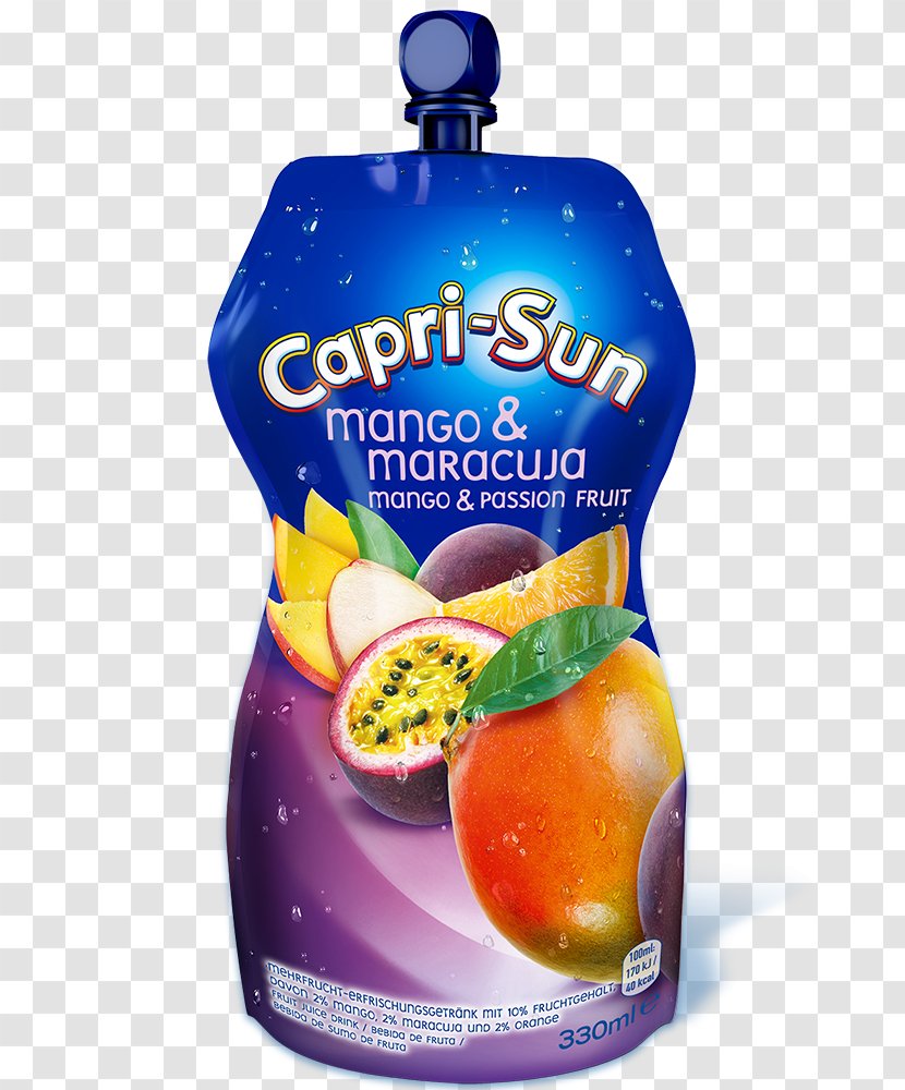 Orange Juice Capri Sun Nectar - Flavor Transparent PNG