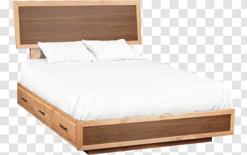 Wood Platform Bed Furniture Bedroom - Bench - Custom Tables Portland Transparent PNG