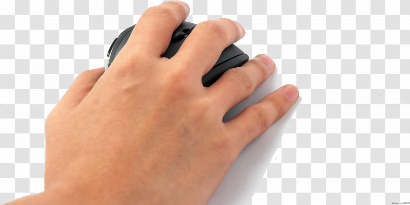 Computer Mouse Gesture Logitech Hand - Thumb Transparent PNG