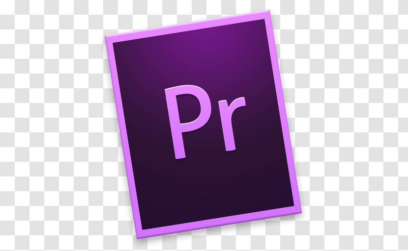 Square Purple Text Brand - Computer Software - Adobe Pr Transparent PNG