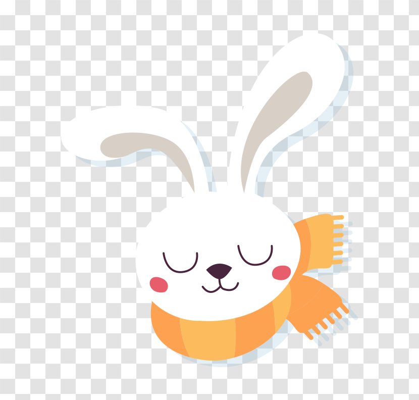 Easter Bunny Whiskers Nose Clip Art - Fictional Character Transparent PNG