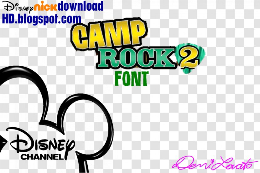 Logo Download Disney Channel Cartoon Font - Good Luck Charlie - Camp Rock Transparent PNG