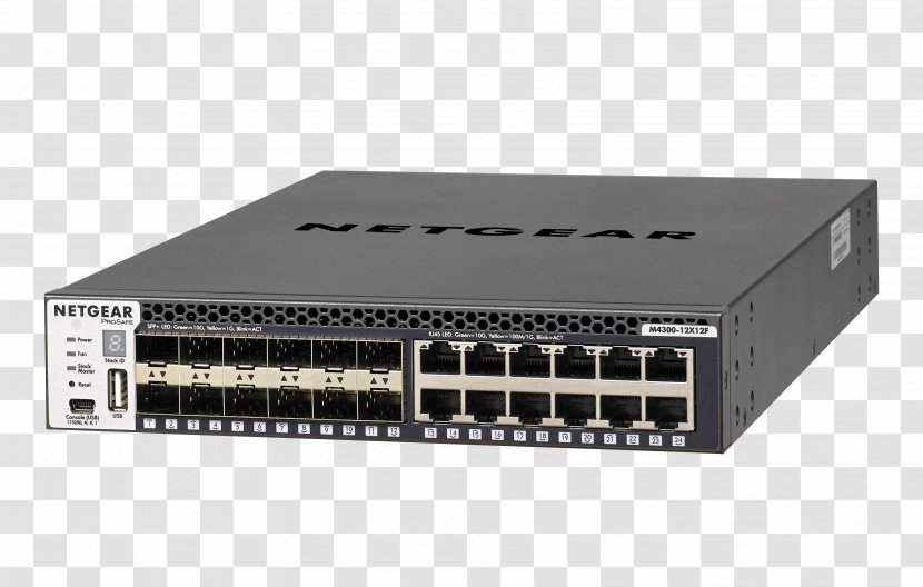 10 Gigabit Ethernet Netgear Network Switch Port - Hub - 10gbaset Transparent PNG