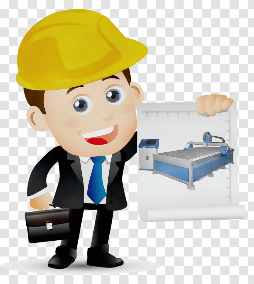 Cartoon Job Construction Worker White-collar Worker Employment Transparent PNG