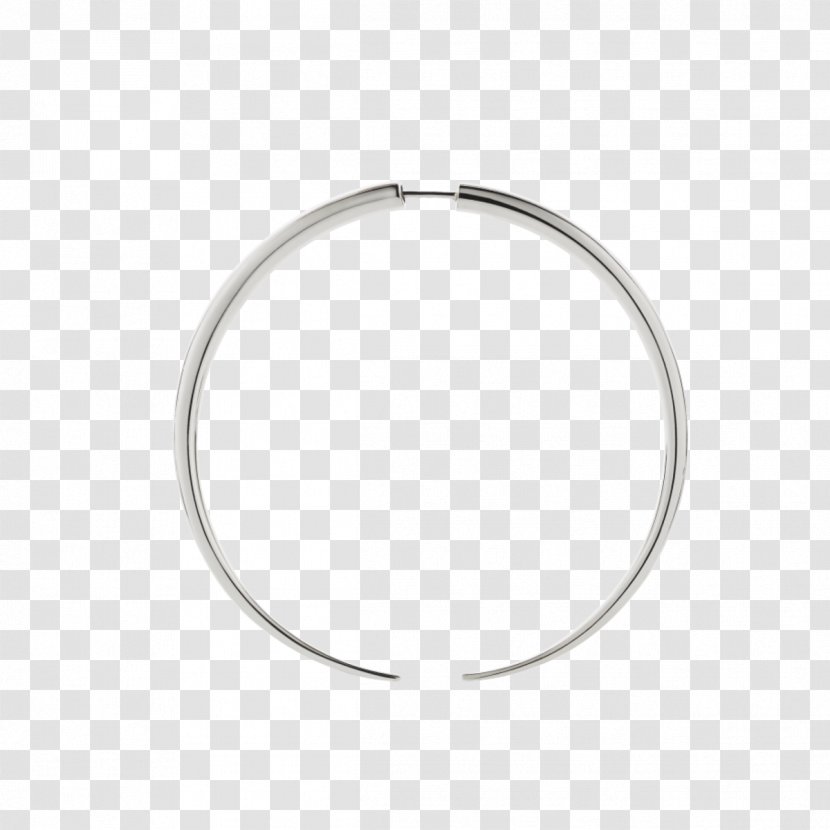 Silver Product Design Body Jewellery - Jewelry - Hoop Earring Transparent PNG