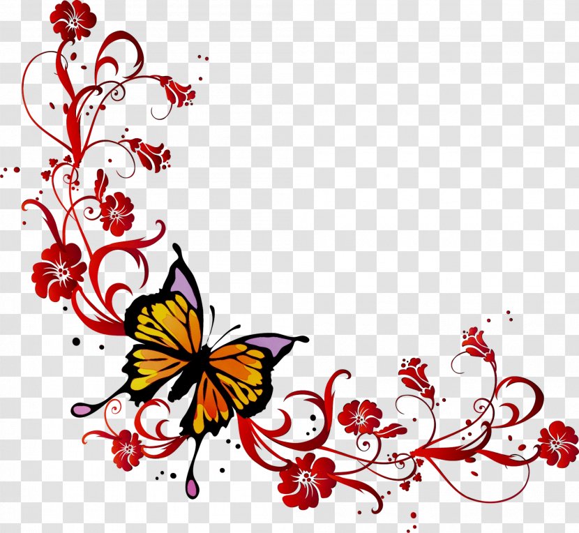 Paper Product Image Monarch Butterfly Design - Business - Flower Transparent PNG