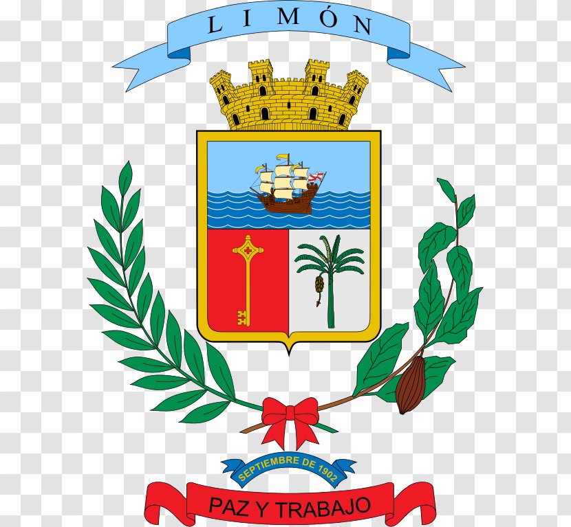 Provinces Of Costa Rica Limón San José Province Alajuela Heredia - Coat Arms Emblem Transparent PNG