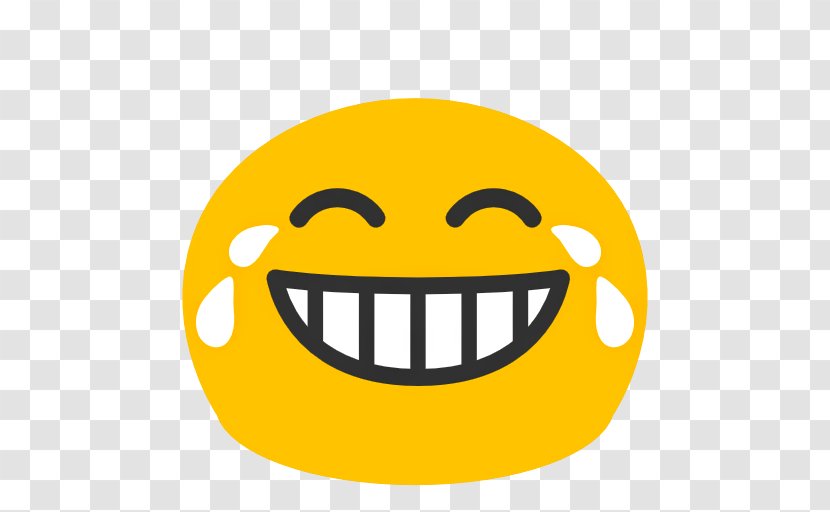Face With Tears Of Joy Emoji Android Smile Laughter Transparent PNG