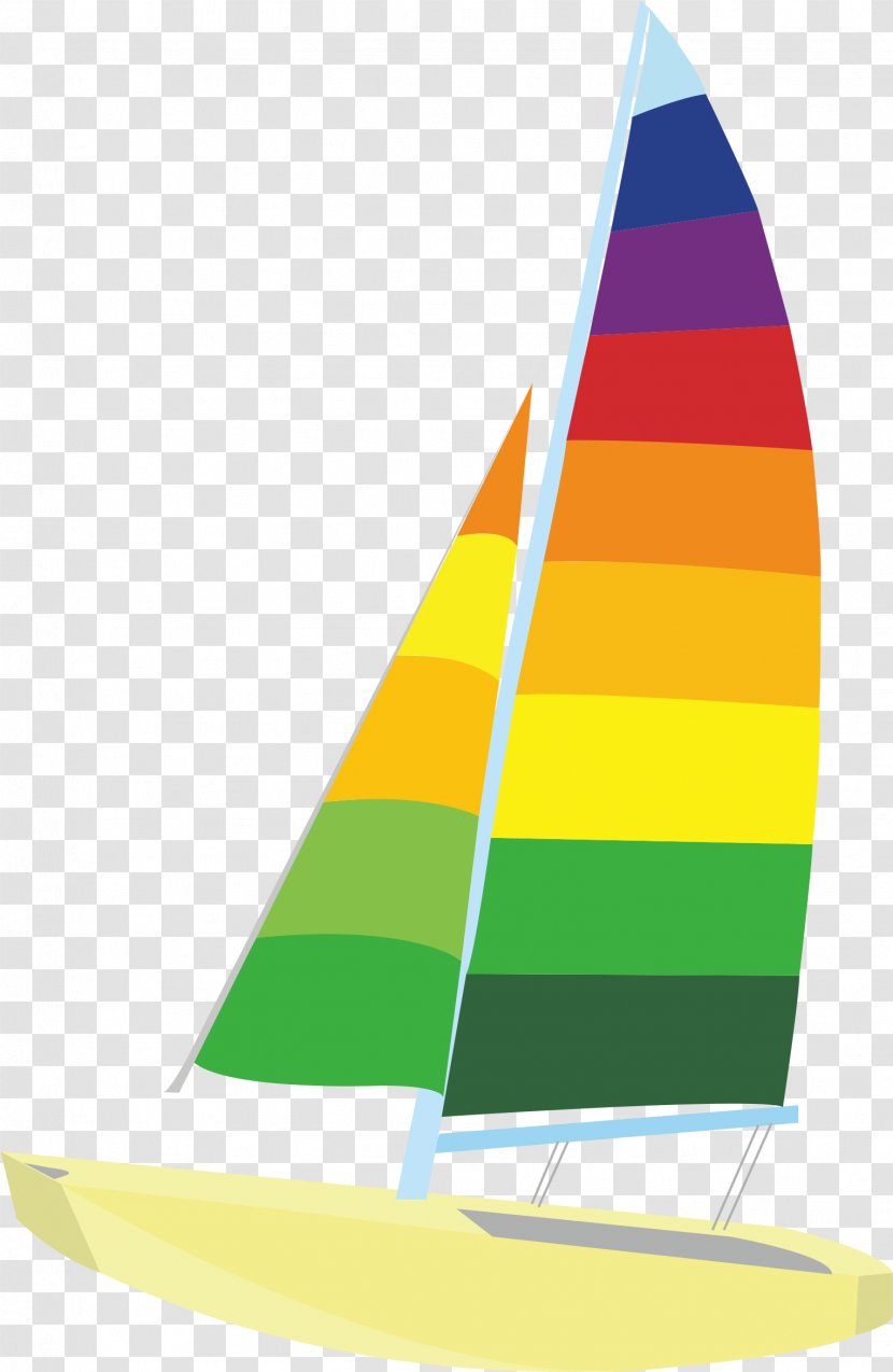 Sail Watercraft - Sailing Ship - Color Transparent PNG