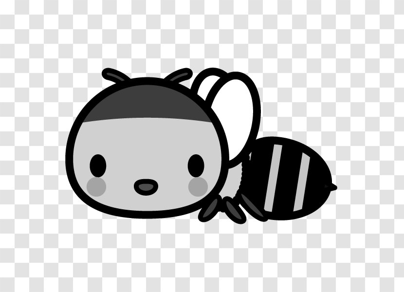 Honey Bee Black And White Insect - Membrane Winged Transparent PNG