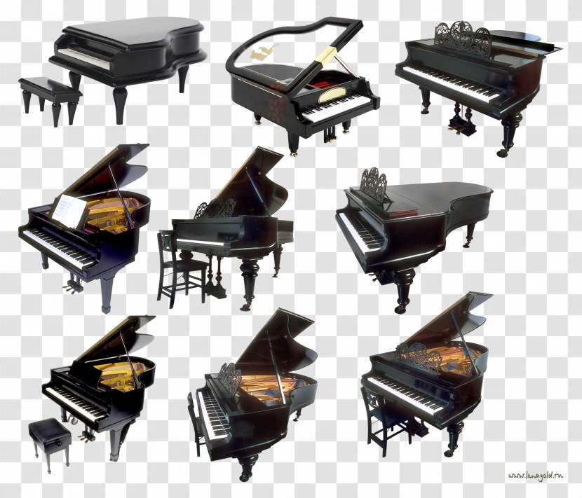 Piano Musical Instruments Keyboard - Heart Transparent PNG