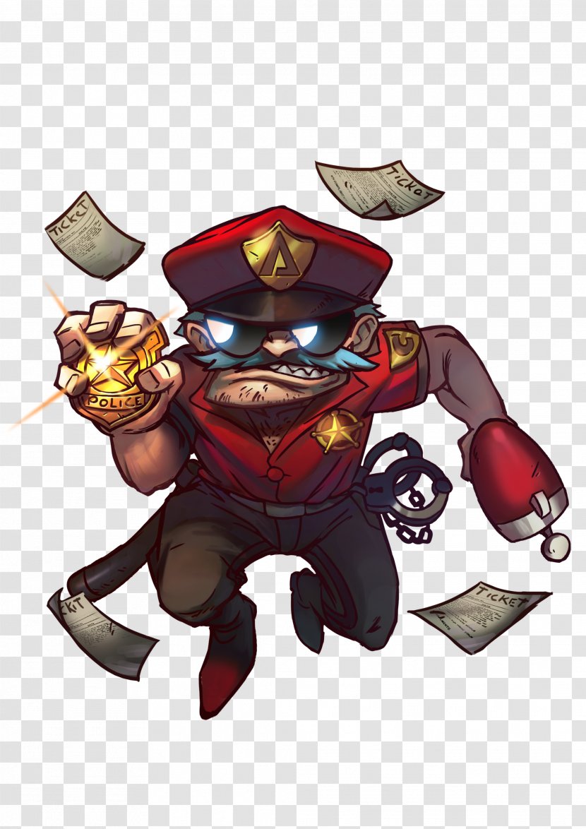 Awesomenauts Ronimo Games Police Character - Fictional - Cop Transparent PNG
