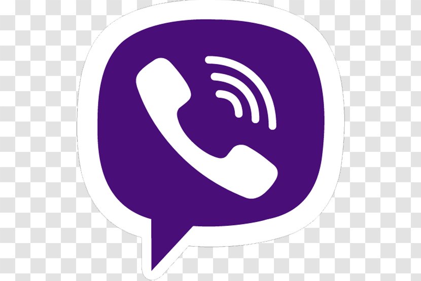 Viber Telephone Call Text Messaging Computer Software - Logo Transparent PNG