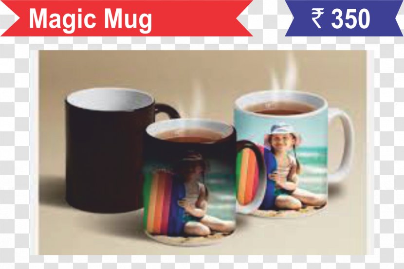 Magic Mug Personalization Coffee Cup Ceramic - Advertising Transparent PNG