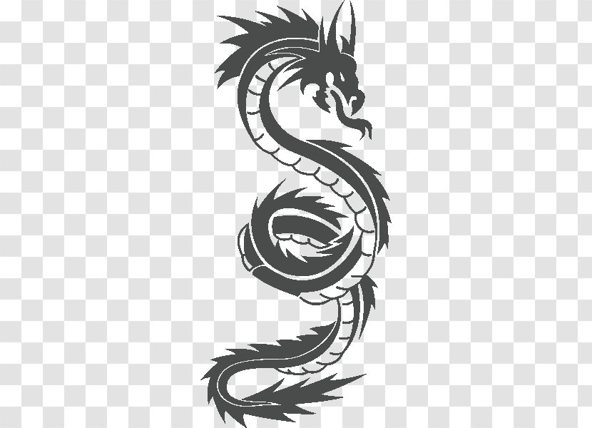 Tattoo Chinese Dragon Image Design Transparent PNG
