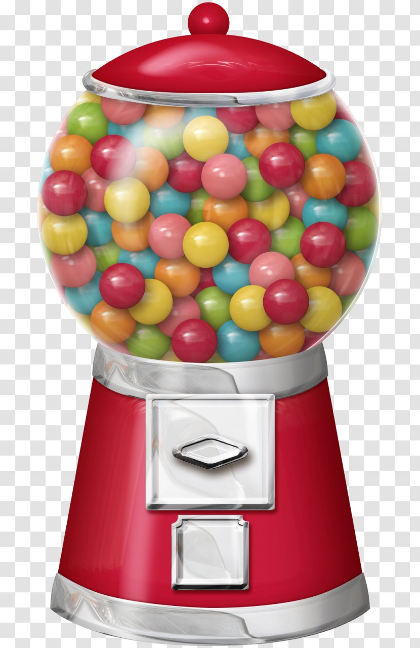 Chewing Gum Lollipop Cotton Candy Gumball Machine Transparent PNG