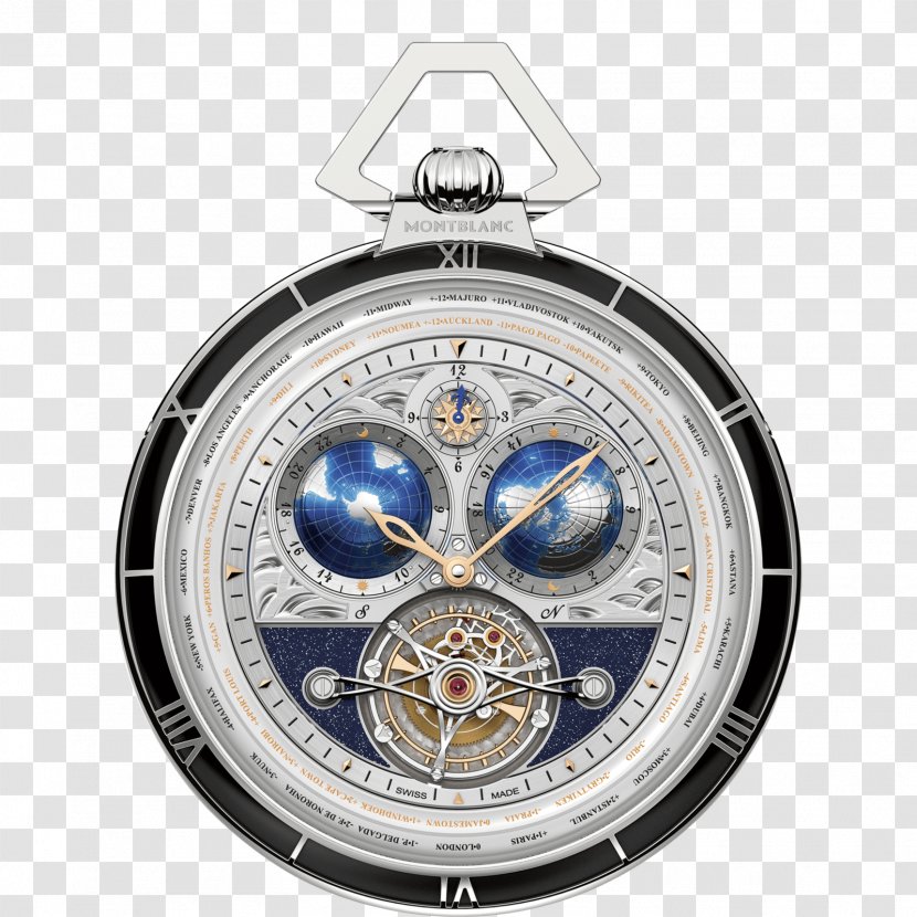 Villeret Montblanc Pocket Watch - Badge Transparent PNG