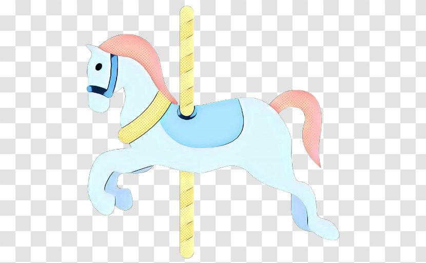 Unicorn Cartoon - Riding Toy - Tail Transparent PNG