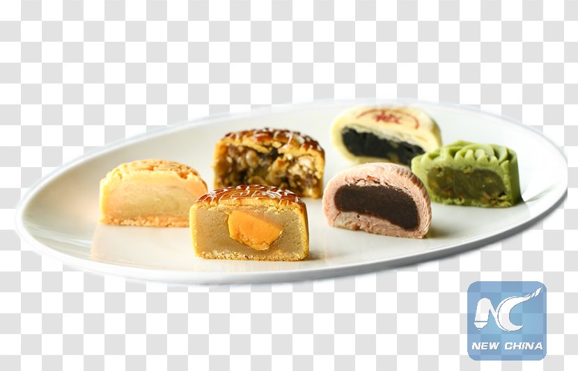 Dessert Recipe Dish Cuisine Food - Moon Cake And Tea Transparent PNG