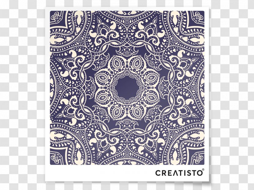 Expedit Art - Poster - Blue Mandala Transparent PNG