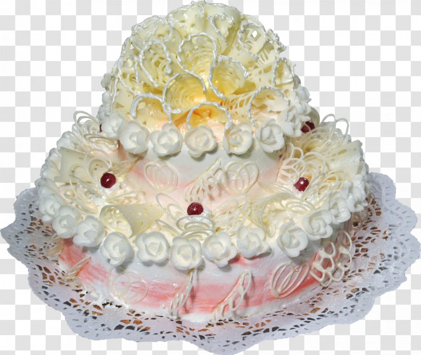 Torte Frosting & Icing Sugar Cake Fruitcake Cream - Pasta Transparent PNG