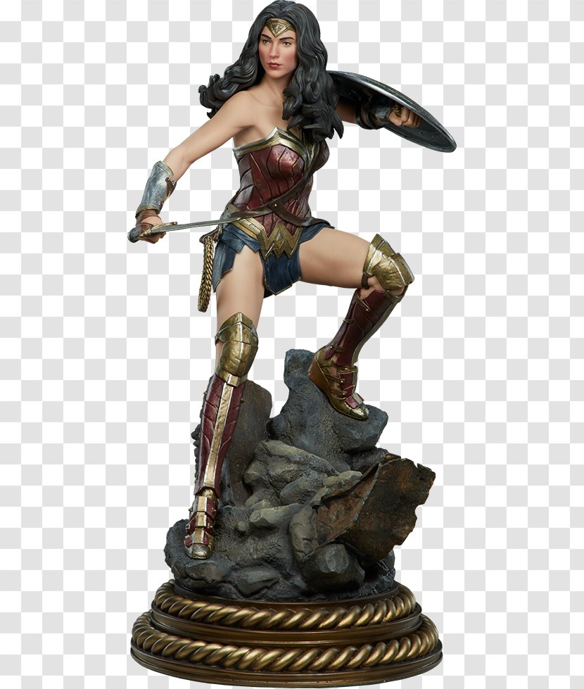 Gal Gadot Wonder Woman Batman YouTube Statue - Toy Transparent PNG