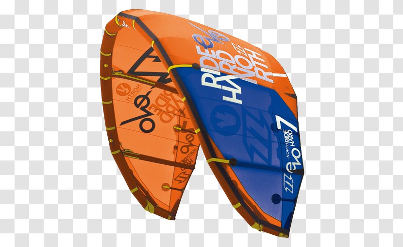 Evo 2013 2012 Kitesurfing North Sails Square Meter - Orange - Blue Transparent PNG