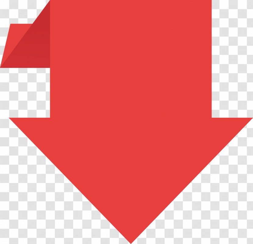 Download Triangle Icon - Heart - Beautifully Origami Navigation Arrows Title Transparent PNG