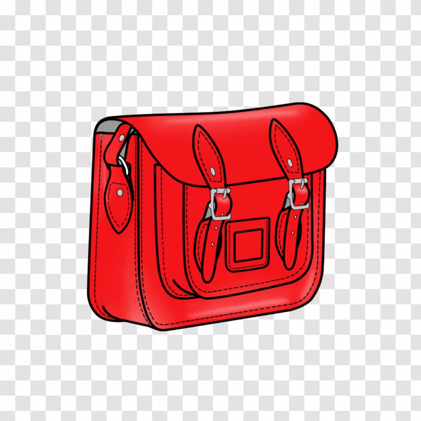 Handbag Satchel Messenger Bags Red - Luggage - Bag Transparent PNG