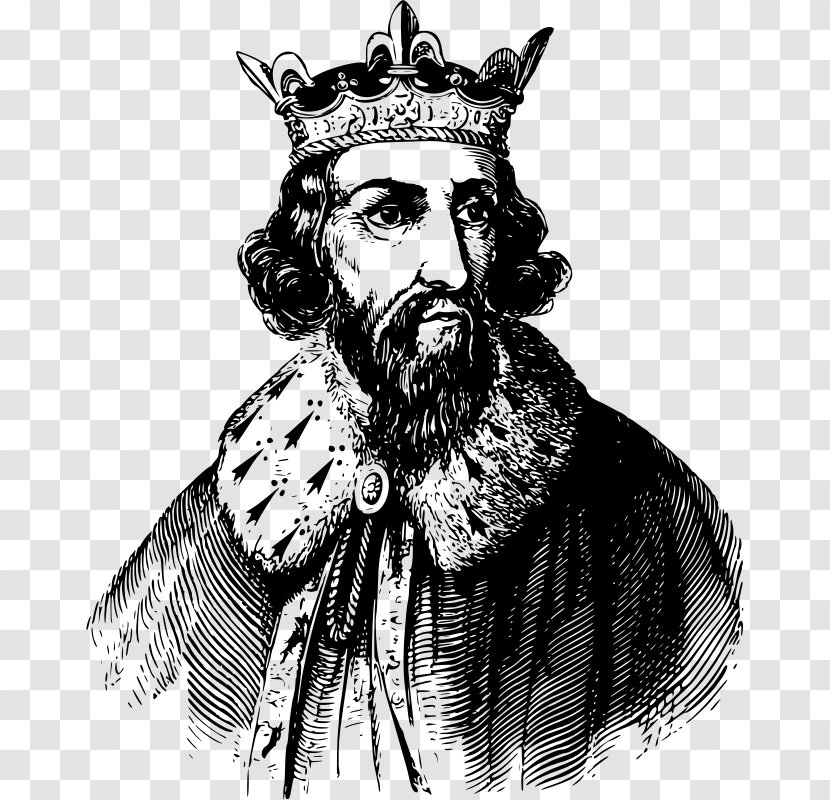Wessex Alfred The Great Photography - Black And White - Vector Transparent PNG