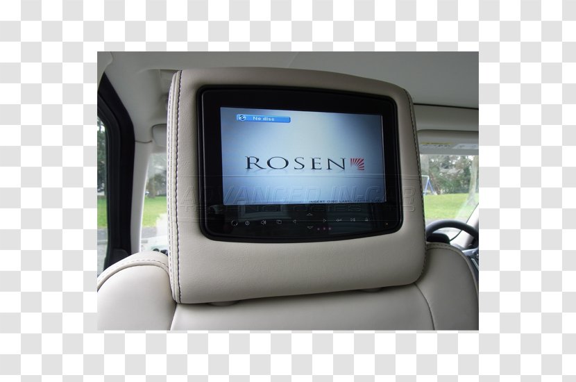 Family Car Head Restraint DVD Player Display Device - Dvd - Volkswagen Golf Mk6 Transparent PNG