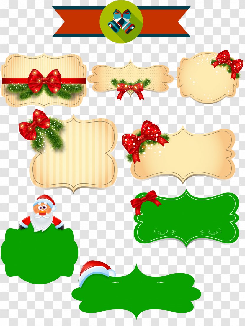 Christmas Tree Santa Claus Ornament Decoration - Artwork Transparent PNG