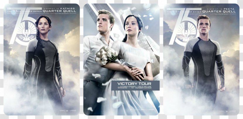 Catching Fire Peeta Mellark Finnick Odair Katniss Everdeen Poster - Mockingjay - The Hunger Games Transparent PNG