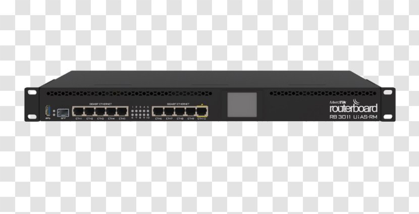 MikroTik RouterBOARD RB3011UiAS-RM CCR1009-7G-1C-1S+PC Cloud Core Router RB951G-2HnD - Electronics - Ccr10097g1c1spc Mikrotik Transparent PNG