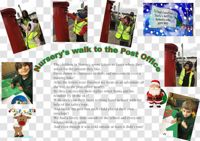 Rudolph Advertising Bag Christmas Lights Day - Walk Way Transparent PNG