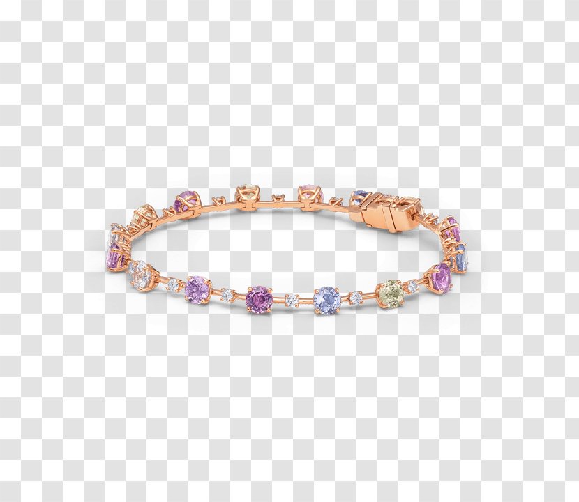 Bracelet Gemstone Diamond Pastel Gold - European Pattern Letter Of Appointment Transparent PNG