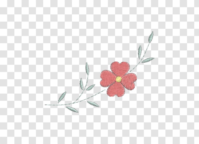 Flower Embroidery Ornament Petal Pattern - Flor Transparent PNG