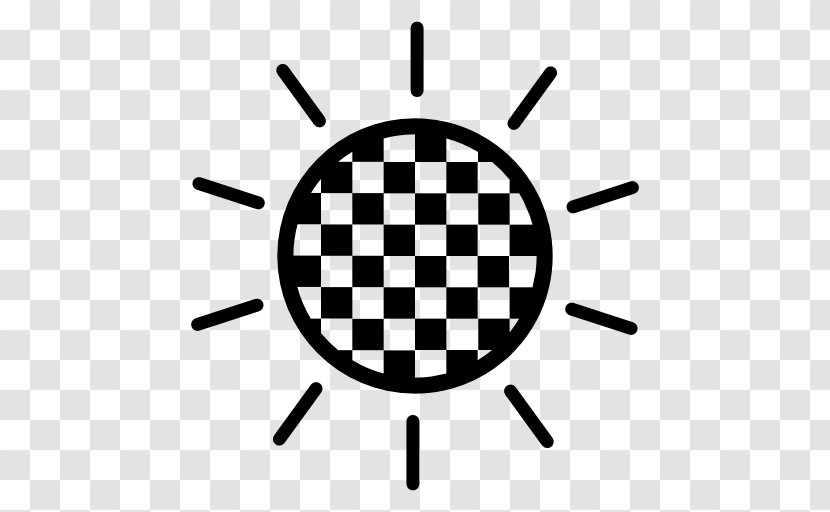 Check Clip Art - Checkerboard - Sun Illustration Transparent PNG