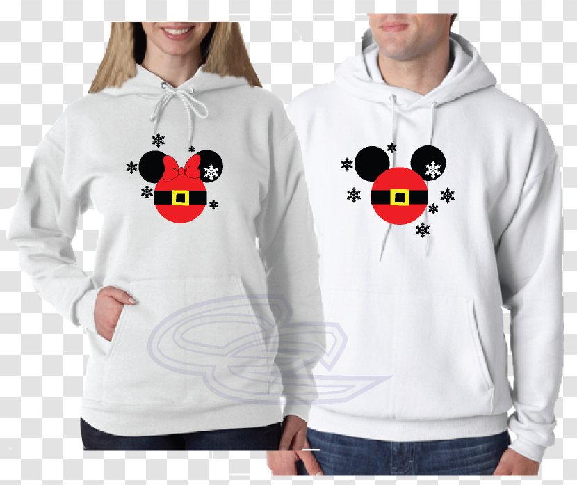 T-shirt Hoodie Minnie Mouse Sweater - Cartoon - Christmas Flyer Transparent PNG