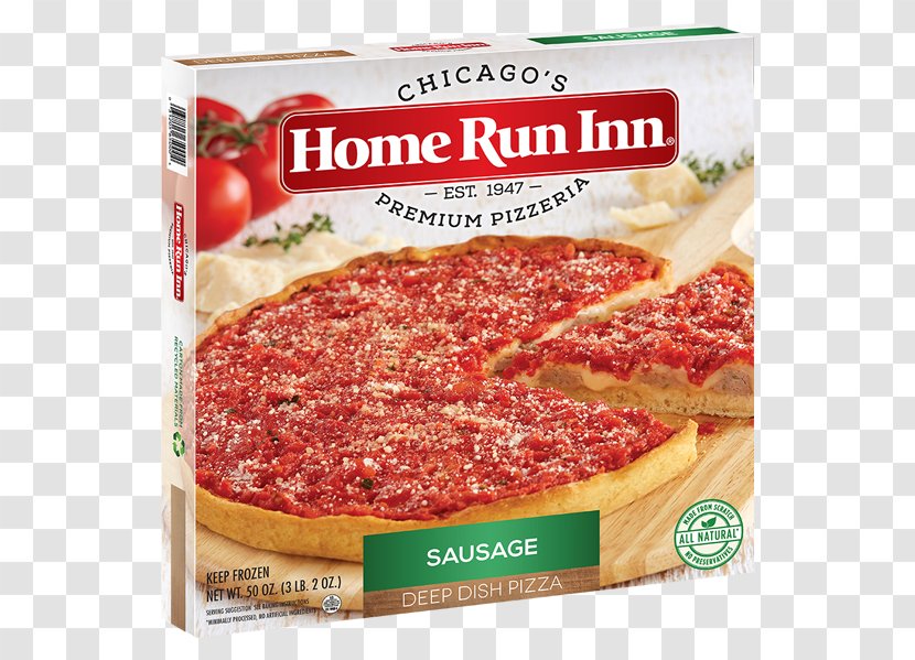 Chicago-style Pizza DiGiorno Pepperoni Home Run Inn Food Transparent PNG