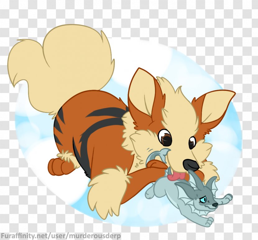 Cat Dog Red Fox Art - Tail Transparent PNG