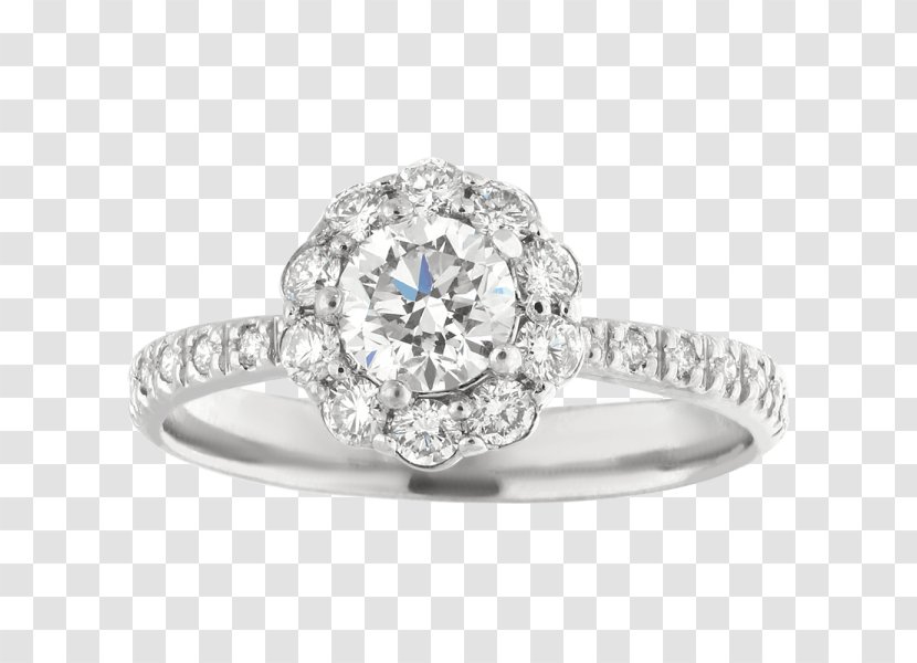 Wedding Ring Gold Brilliant Diamond - Engagement Transparent PNG