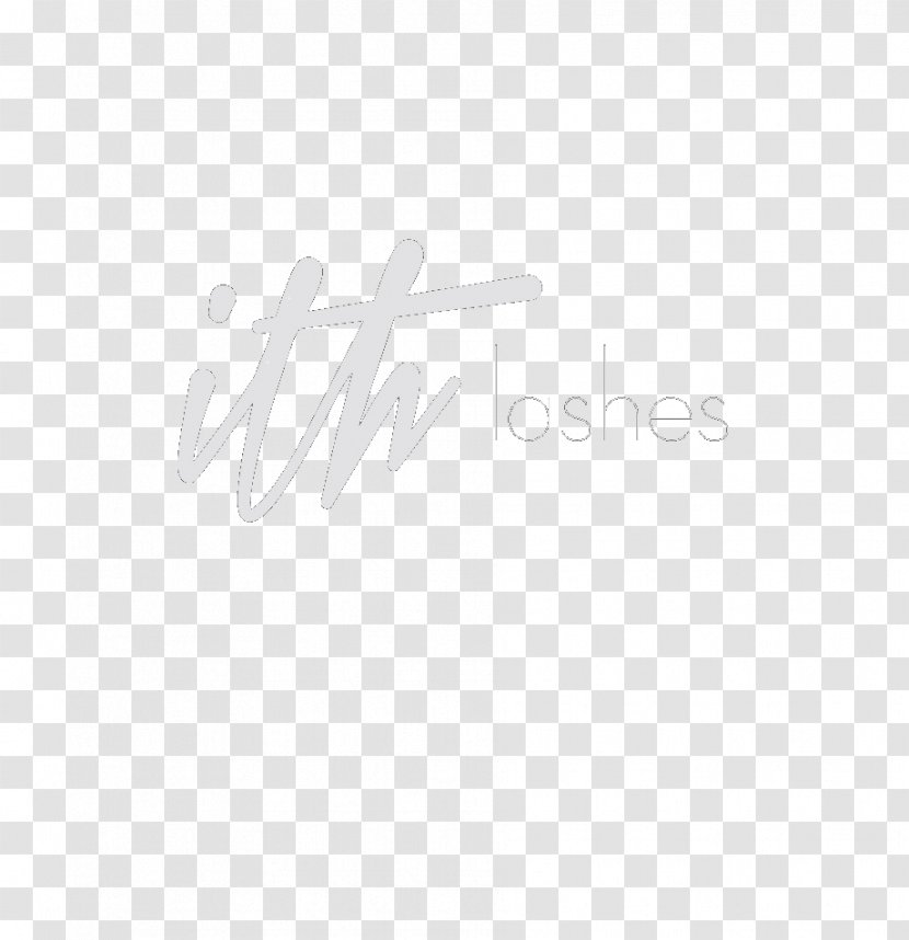 Logo Brand - Black And White - Lashes Transparent PNG