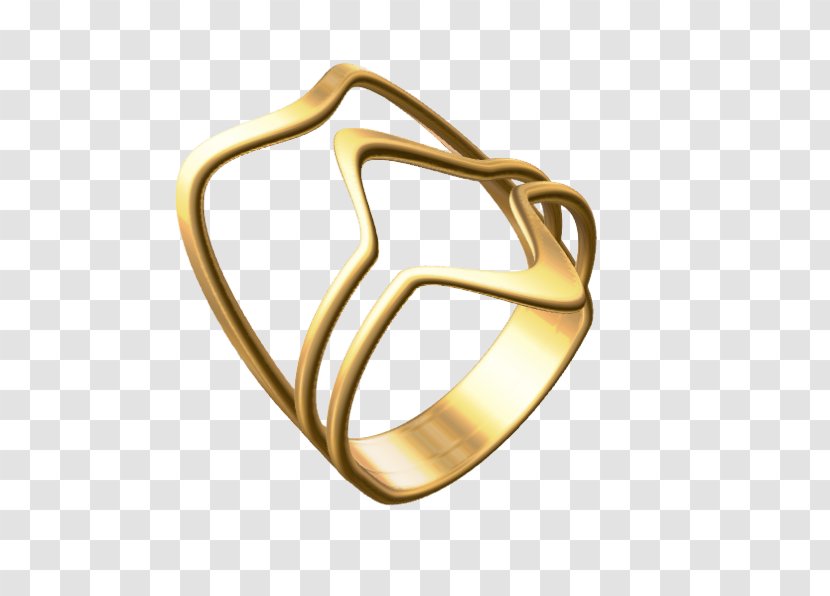 Jewellery Ring 3D Printing Jewelry Design - Necklace - Three-dimensional Transparent PNG
