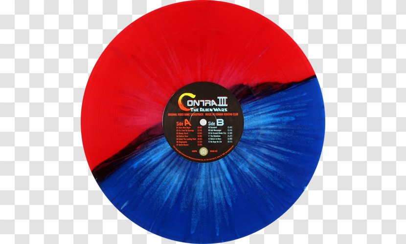 Contra III: The Alien Wars Original Video Game Soundtrack Contra: Hard Corps Phonograph Record - Konami Kukeiha Club - Rhomb Transparent PNG