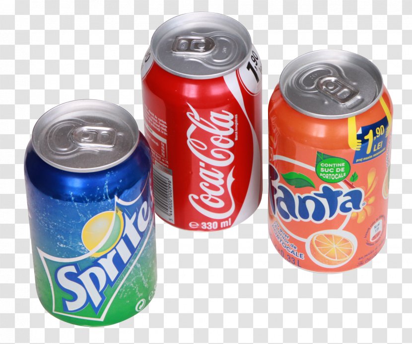 Fizzy Drinks Coca-Cola Orange Fanta Sprite - Diet Coke - SODA Transparent PNG